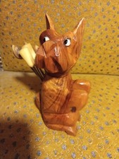 Chien Scottish Bois sculpté