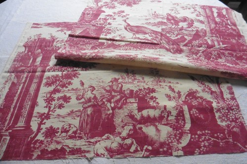 Lot coupons tissu toile - lot,