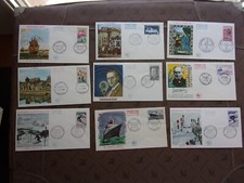 FRANCE - 9 enveloppes 1er jour