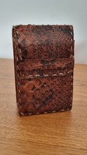 Etui A Cigarette Boite Peaux De Serpent