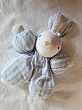Doudou Lapin vintage rayé TARTINE ET CHOCOLAT