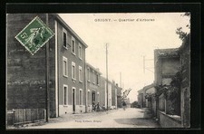 Cpa grigny quartier - grigny,,
