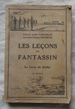 LES LECONS DU FANTASSIN Le