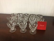 17 verres Modèle Talleyrand En cristal de Baccarat h : 6 cm (prix à l'unité)