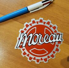 Autocollant ancien Vélo MOREAU plateau Solex velo années 70 Oldies sticker