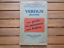 1937 - VERDUN ARGONNE - GUIDES ILLUSTRÉS MICHELIN - CHAMPS DE BATAILLE 1914/1918