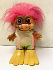 Grande figurine Troll Doll vintage figure collection beach années 90 Russ 18505