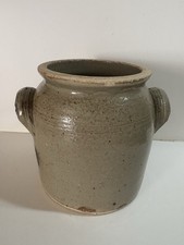 pot gres gris À Oreilles Deco vase Ustensiles Collection Cuisine Patine Shabby