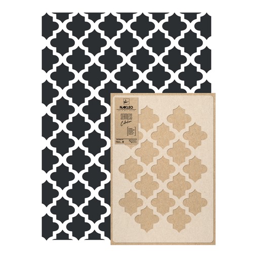 Marocain pochoir plastique - marocain,
