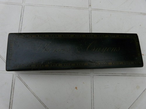 Plumier boite crayon - , ancien