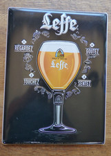 plaque publicitaire en tôle