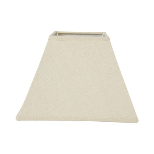 Abat jour carré beige - abat-jour, lin