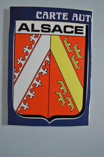 Alsace ecusson blason adhesif - blason,