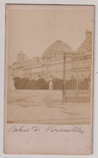 Paris CDV Palais de Versailles - Vintage albumen print c.1865