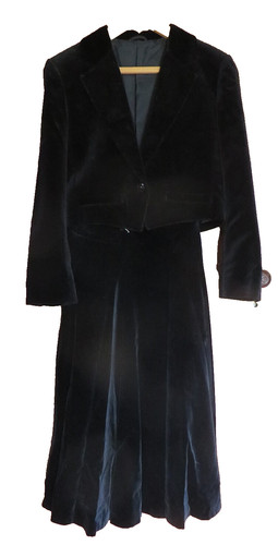 Tailleur vintage velours - tailleur,
