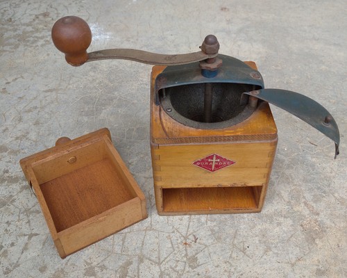 Vintage ancien moulin café - vintage,