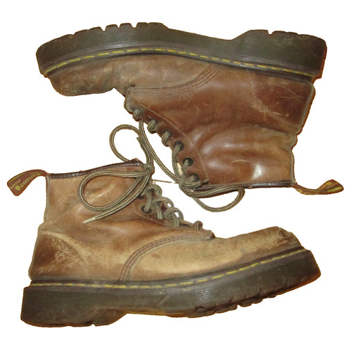 Marten england brown boots - brown,