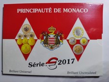 COFFRET BU MONACO 2017 De 1 Cents à 2 € encore sous blister.