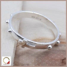 Anneau Chapelet En Argent 925