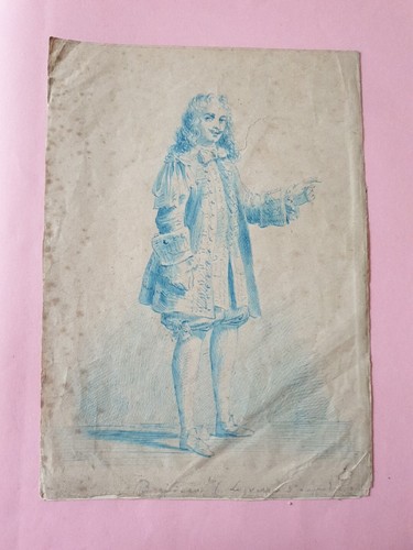 French antique dessin - french,