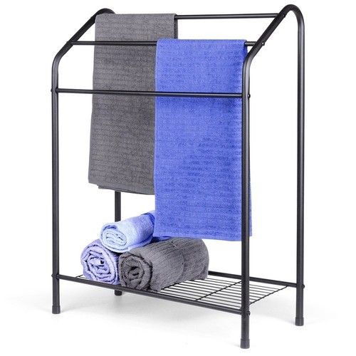 Porte serviettes sur pied - pied, en