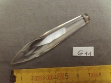 Pampille en verre ( 1 ) forme