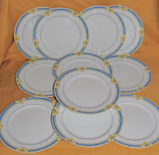 Série de 11 assiettes dessert