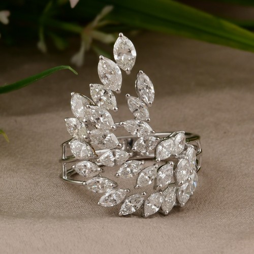 Bague cocktail diamant - cocktail, en