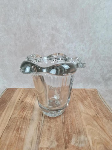 Vase cristal épais style - en,