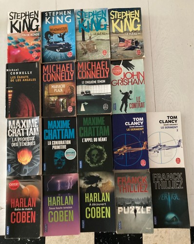 Lot romans thriller - lot,