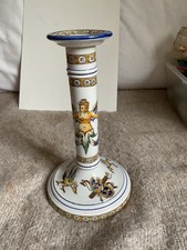 BOUGEOIR DE TABLE FAIENCE DE