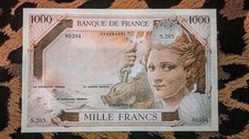 Billet 1000 Francs Amphitrite