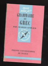 GRAMMAIRE du GREC Que-sais-je
