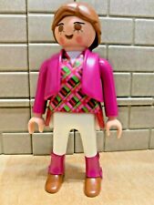PLAYMOBIL Personnage Femme Cavalière Botte Equitation 02 CUSTOM RARE VINTAGE
