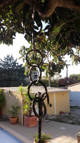 Crémaillère ancienne chaines - crémaillère,