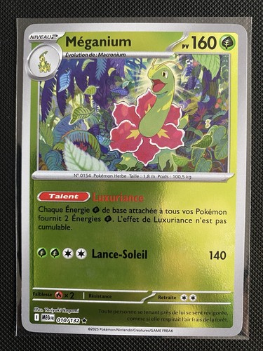 Carte pokemon meganium 010 132 - pokemon,