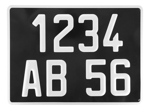 Plaque immatriculation - plaque, d'immatriculation