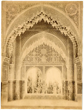 Garzon, Granada, mirador de la Favorita Lindaraja Vintage albumen print,  Tira