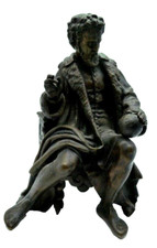 Sujet en bronze signé Moreau