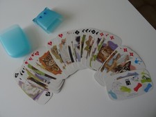 Cartes à jouer X 54 .Ovales .Photos de chats.