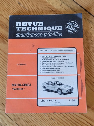 Revue technique automobile rta - revue,