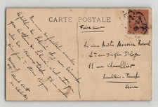 Florent Schmitt - Carte postale autographe signée à Maurice Ravel "Salomé" 1906