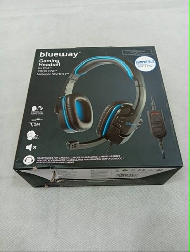 Casque micro blueway noir bleu - micro,