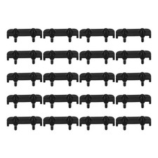  20pcs Air Fryer Accessories Silicone Brochers à vapeur Plaque de pare-vapeur