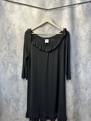 Robe noire volants rouge - robe,