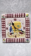 Horloge Murale de cuisine Vintage en céramique