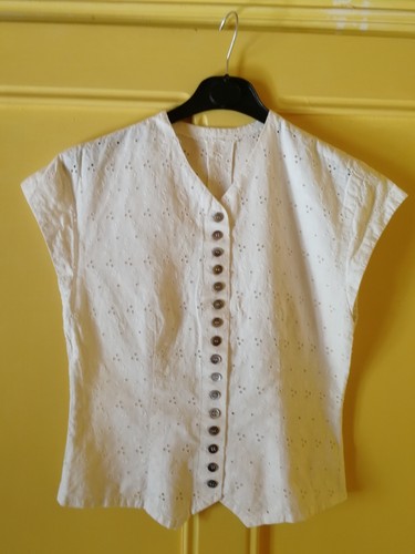 Top broderie anglaise - top,