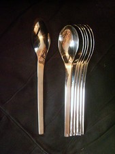 Lot de 7 cuillères à soupe "Neuvième Art" de marque Couzon TBE