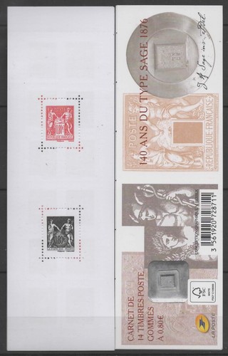Carnet timbres france - de,