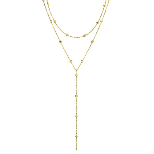 Collier avec perles - y,